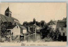91100 Corbeil-Essonnes - l`Eglise et l`Essonne