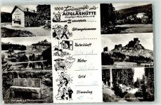 95671 W8599 Altglashütte , Oberpf - Pension Blei Geisweiher Ruine Flossenburg