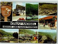 54536 W5563 Kröv 1981 - Drei-Giebel-Haus Schwimmbad Weinbrunnen Moselanlagen Trachtenfest Feriendorf Montroyal