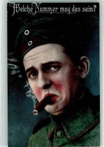rauchen Soldat Uniform R u. K. Serie 2608/3 Zigarre Künstlerkarte