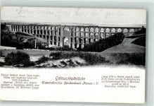 08491 O9804 Netzschkau 1930 - Göltzschtal-Viadukt Eisenbahnbrücke