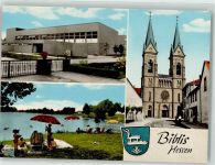 68647 W6843 Biblis - St. Bartholomäus Kirche Riedhalle Badesee