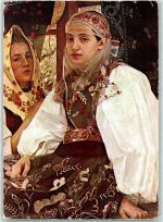 Hermannstadt Sibiu Foto AK Tracht Museum
