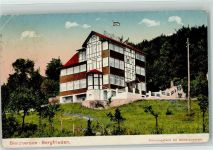 99752 O5502 Bleicherode 1919 Gebrauchsspuren Pension Bergfriede