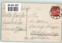 99752 O5502 Bleicherode 1919 Gebrauchsspuren Pension Bergfriede