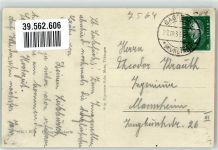 76571 W7560 Gaggenau Künstlerkarte Das Murgtal Vogelschau Ort lt. Stempel