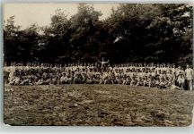 33098 W4790 Sennelager 1911 Privatfoto AK Gruppenfoto Uniform Ort handschriftlich