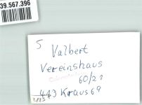58540 W5882 Valbert , Westf FOTO KEINE AK Ort handschriftlich Vereinshaus
