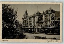 Debrecen Debreczin Foto AK Straßenbahn Arany Bika szallo