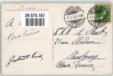 Mondorf-les-Bains 1934 Gebrauchsspuren Ort lt. Stempel Foto AK