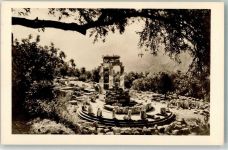 Tempel Ort handschriftlich Motiv Griechenland Foto AK