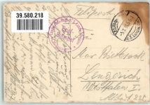 Boberröhrsdorf Siedlecin 1916 Gebrauchsspuren Gouvernement Behrde Feldpost WK I 3.Landw.Div.
