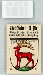 Liebstadt Milakowo Siegelmarke Wappen