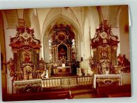 59872 W5778 Eversberg , Kr Meschede FOTO KEINE AK Kath. Kirche Inneres Altar Ort handschriftlich