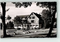 72250 W7290 Zwieselberg , Württ Gebrauchsspuren Gasthaus Pension Auerhahn VW Käfer