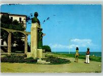 Konstanza Constanta Foto AK Das Denkmal des M. Eminescus Frau Meer