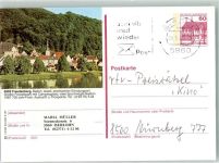 97896 W6982 Freudenberg , Baden 1980 Ganzsache