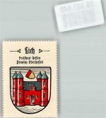 35423 W6302 Lich , Hess Vignette Wappen