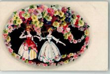 Frauen Stiefmütterchen Wenau Delila Nr.1721 Art Deco