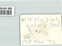 85283 W8069 Wolnzach FOTO KEINE AK Gasthaus zur Post Foto Orginal aus Archiv eines Ansichtskartenverlags Ort handschriftlich