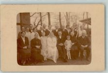 58332 W5830 Schwelm - Hochzeit Gruppenfoto Ort lt. Stempel