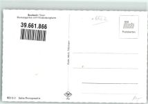 66450 W6652 Bexbach Gebrauchsspuren Blumengarten mit Hindenburgturm