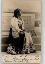 Tracht Mode Gretchen 1901 Foto AK