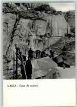 54100 Massa Foto AK Marmorsteinbrüche Beruf