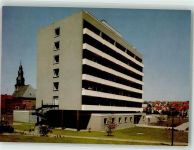 55232 W6508 Alzey Foto AK Altenwohnheim Lutherkirche