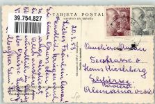 Saragossa Zaragoza 1953 Foto AK Hotel Candanchu Winter Auto