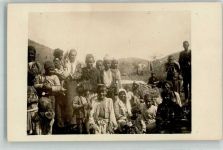 Skopje Uskub Foto AK Tracht Ort handschriftlich