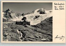 Furtschaglhaus Foto AK Hüttenstempel