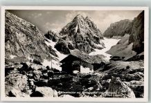 83486 W8243 Blaueishütte Foto AK Berghütten Foto Ammon