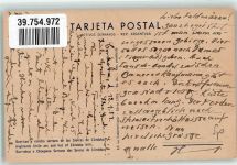 Cordoba 1953 Künstlerkarte Esel Hütte