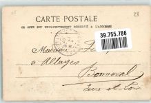 28200 Chateaudun 1902 - Schloss Briefmarke Bildseite