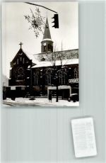 40721 W4010 Hilden FOTO KEINE AK Reformationskirche im Winter Foto Original aus Archiv eines Ansichtskartenverlags