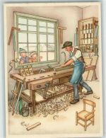 Erntekranz Bildkarte Nr. 164 Verlag Georg Fischer Wittlich Schreiner / Zimmermann