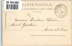 94500 Champigny-sur-Marne 1904 - la Marne Briefmarke Bildseite