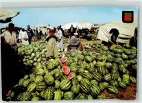 Marktszene Kinder Wassermelonen Motiv Marokko Foto AK