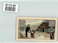 49324 W4520 Melle , Wiehengeb 1920 Notgeldschein 25 Gutschein