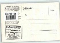 W8000 München Blindenlotterie B. Schuler Werbung Blinde Künstlerkarte
