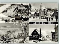 98724 O6426 Lauscha - Winter Bahnhof Hüttenplatz