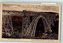 W5650 Müngsten Schaberg Kaiser-Wilhelm Brücke Eisenbahn K.F.E. Nr. 784 Brücke