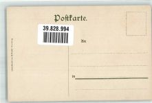 Die Bäckertaufe wegen zu kleinen Broten sign. Ad.J. Strafe Künstlerkarte