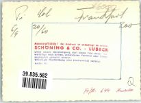 W6000 Frankfurt am Main Watussirind Ort handschriftlich Zoo FOTO KEINE AK