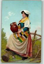 Frau Tracht Verlag Stengel Nr.19808 Wasserträger