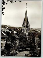 66280 W6603 Sulzbach , Saar Foto AK Ev. Kirche