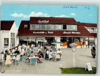 27472 W2190 Sahlenburg Foto AK Gasthaus und Cafe Seeblick