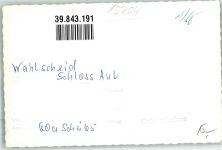 53797 W5204 Wahlscheid , Siegkr FOTO KEINE AK Schloss Auel Foto Original aus Archiv eines Ansichtskartenverlags