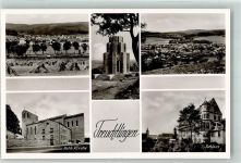 91757 W8830 Treuchtlingen Foto AK Kath. Kirche Schloss